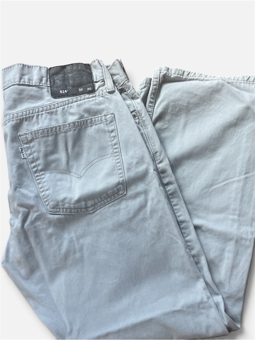 Levi's 514 Straight Fit Jeans in Light Gray